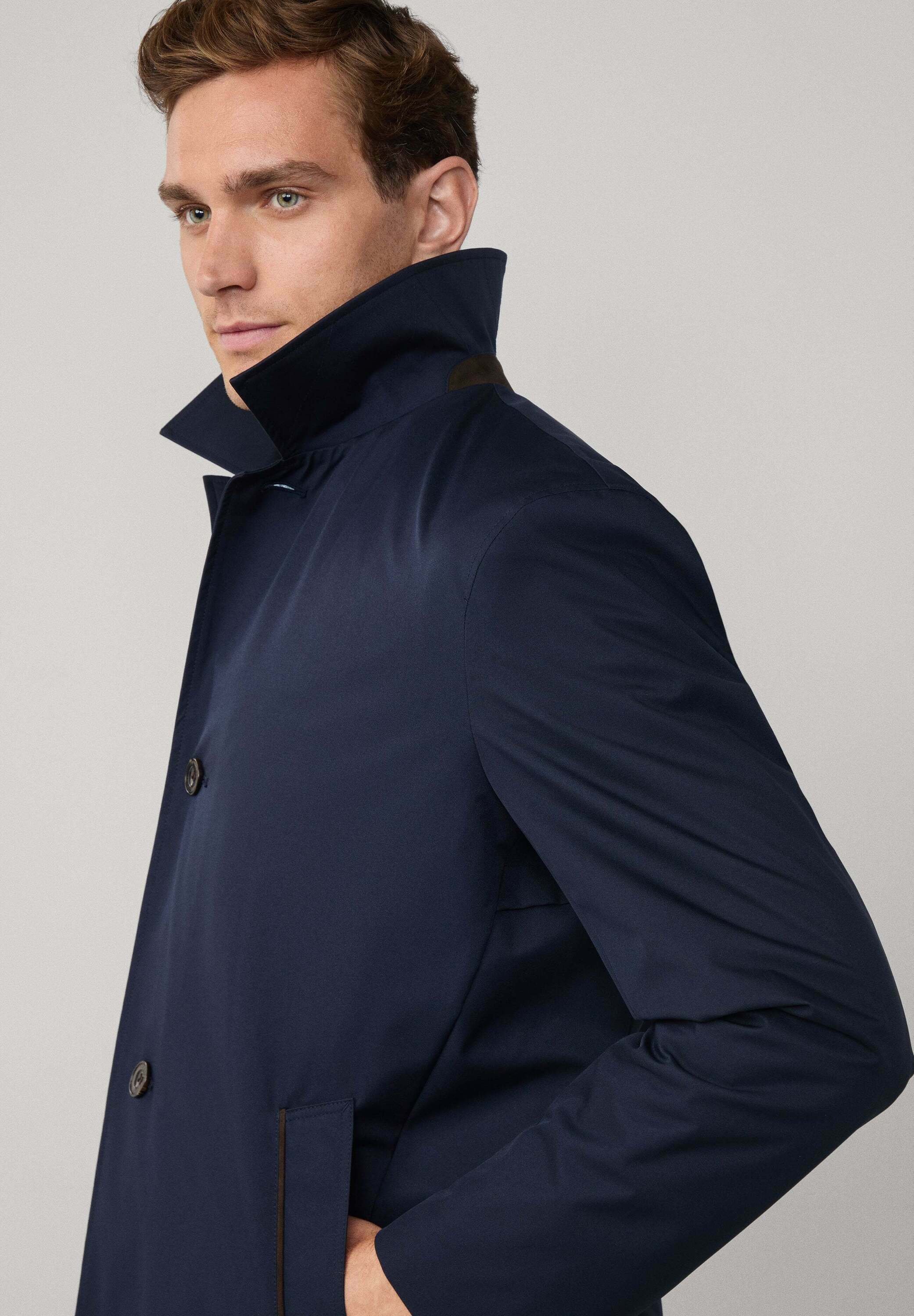 Hackett London BELGRAVIA - Short coat - midnight blue/dark blue