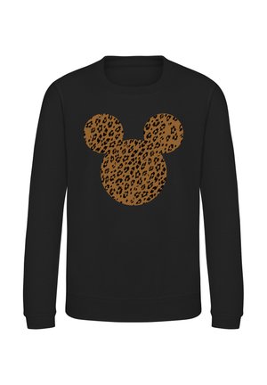 MICKEY CLASSIC CHEETAH MOUSE - Sweatshirt - black