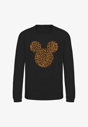 Disney MICKEY CLASSIC CHEETAH MOUSE - Sweatshirt - black