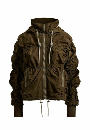 Copenhagen Cartel, RIDGE PARACHUTE ZIP REMOVABLE HOOD JACKET - Veste légère - moss