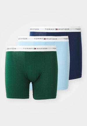 SIGNATURE 3 PACK - Underkläder - dark blue/light blue/dark green