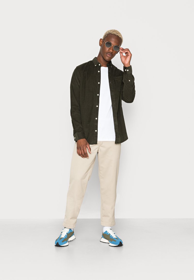 Jack & Jones cord shirt in navy | ASOS