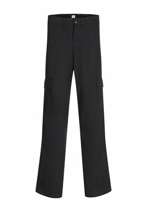 LOOSE FIT - Cargo trousers - black