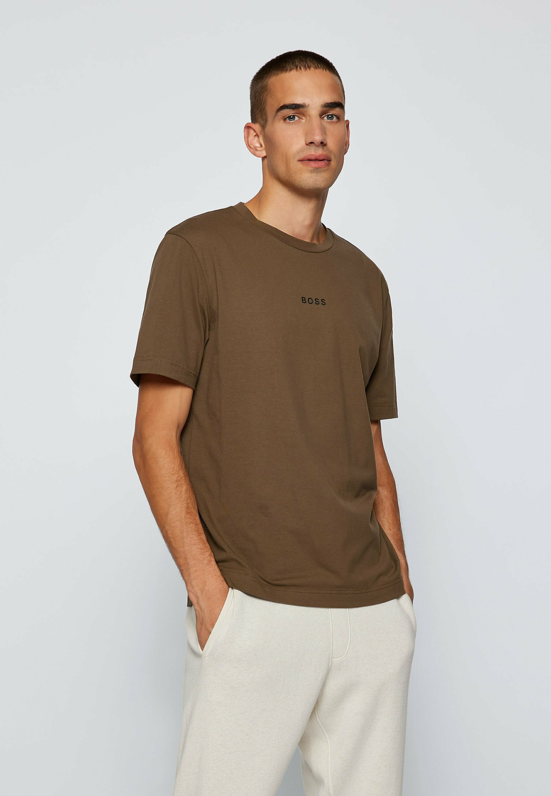 BOSS T-Shirt basic - dark green/dunkelgrün