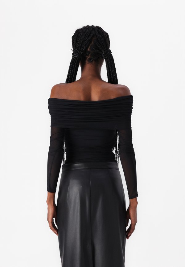 Long-Sleeve Mesh Foldover Bodysuit - Long sleeved top3