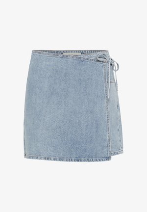 Kaffe, Jupe-short - light blue washed denim
