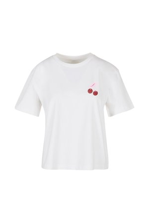 Mister Tee, SWEET CHERIE STAMP TEE - Majica kratkih rukava s printom - white
