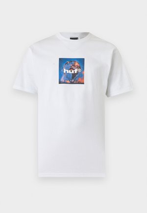 HUF, UNISPHERE TEE UNISEX - T-shirt imprimé - white