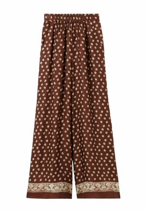 Pantalon classique - print fonce