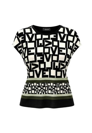 TUZZI, DAMEN - Blouse - schwarz ivory