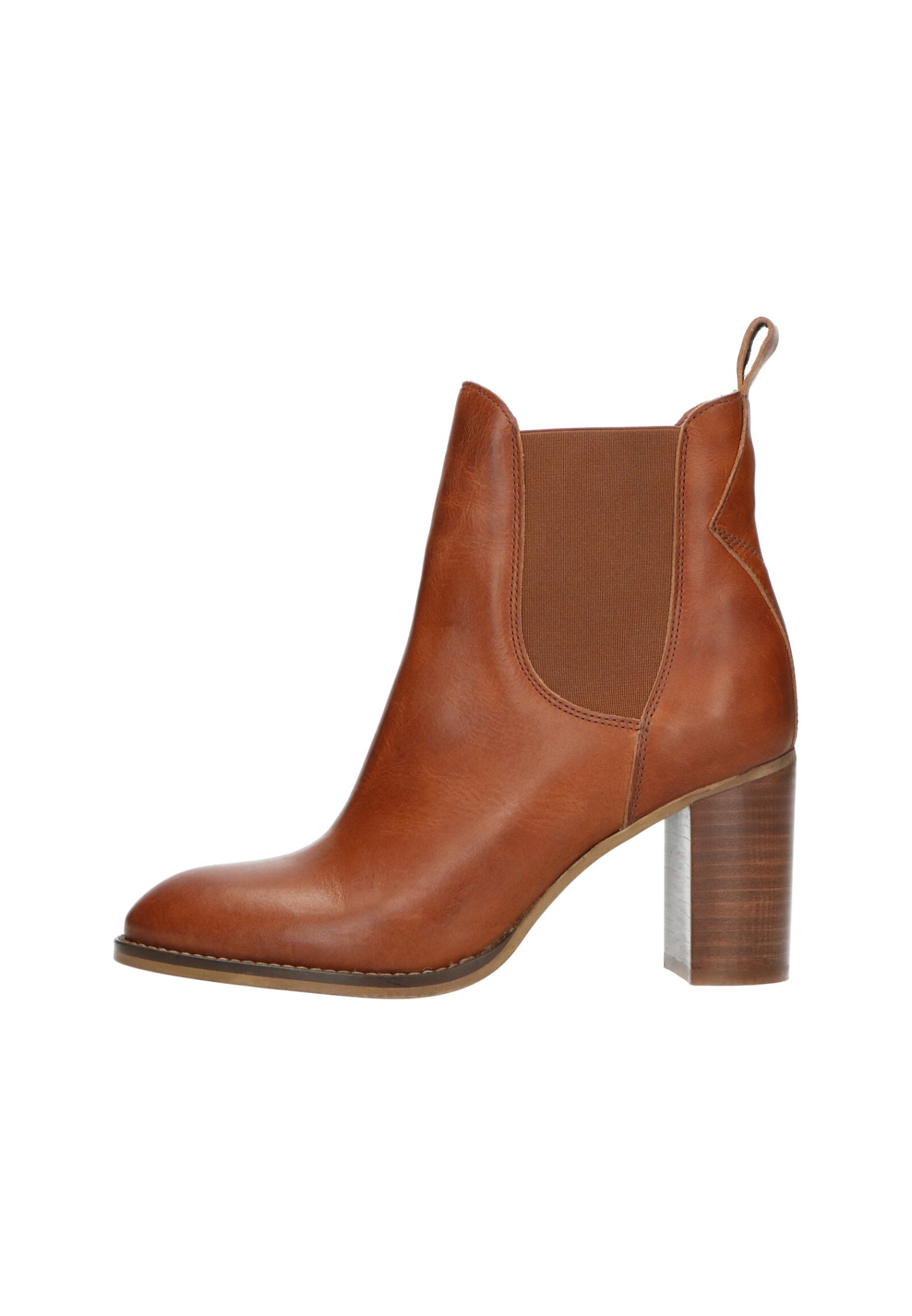 sacha MIT ABSATZ - Enkellaarsjes met hoge hak - cognac - Zalando.nl