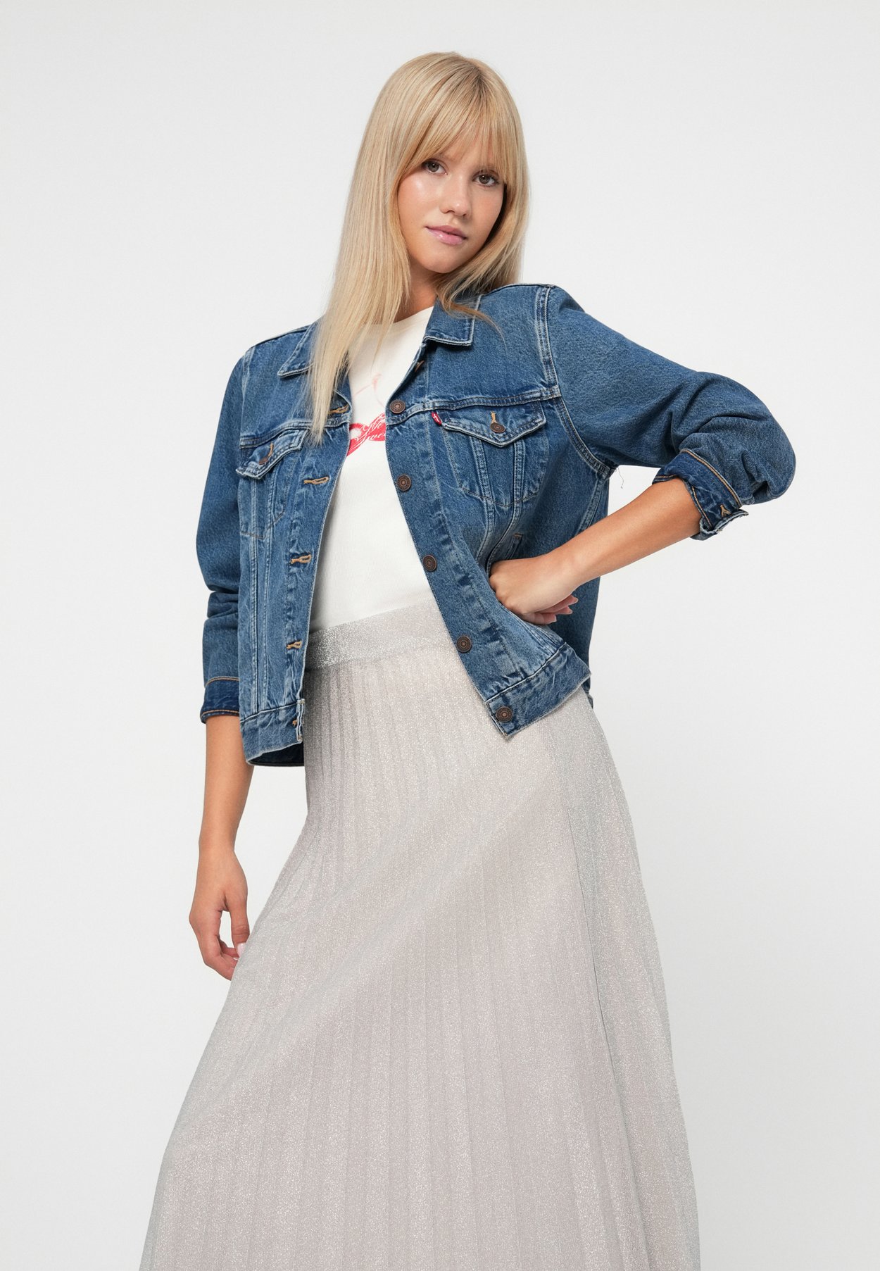 ONLDANIELLE LONG GLITTER SKIRT