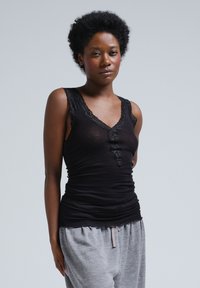 Seamless Basic LACEY RAGLAN - Top - black