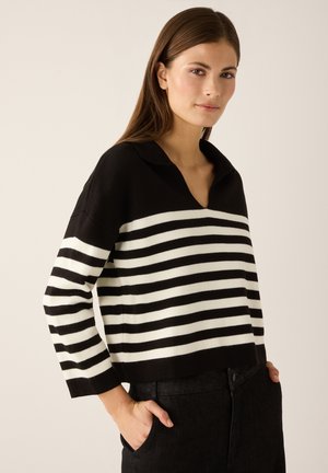 SPORTIVER 3/4 ARM GESTREIFT - Strickpullover - placed knitted stripe