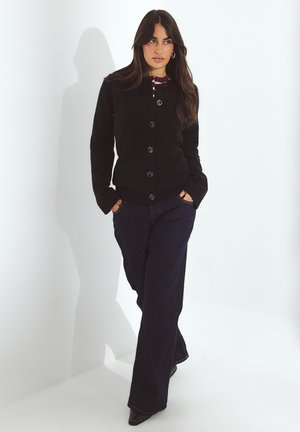 Strickjacke - black