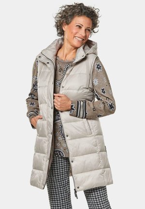 GOLDNER Veste sans manches - light beige