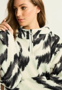 Next OUTDOOR QUARTER ZIP - Hættetrøje - monochrome print