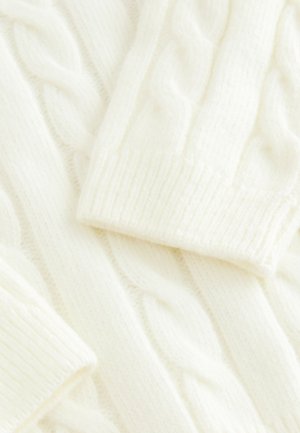 Next REGULAR FIT - CABLE CREW NECK - Vesta - cream