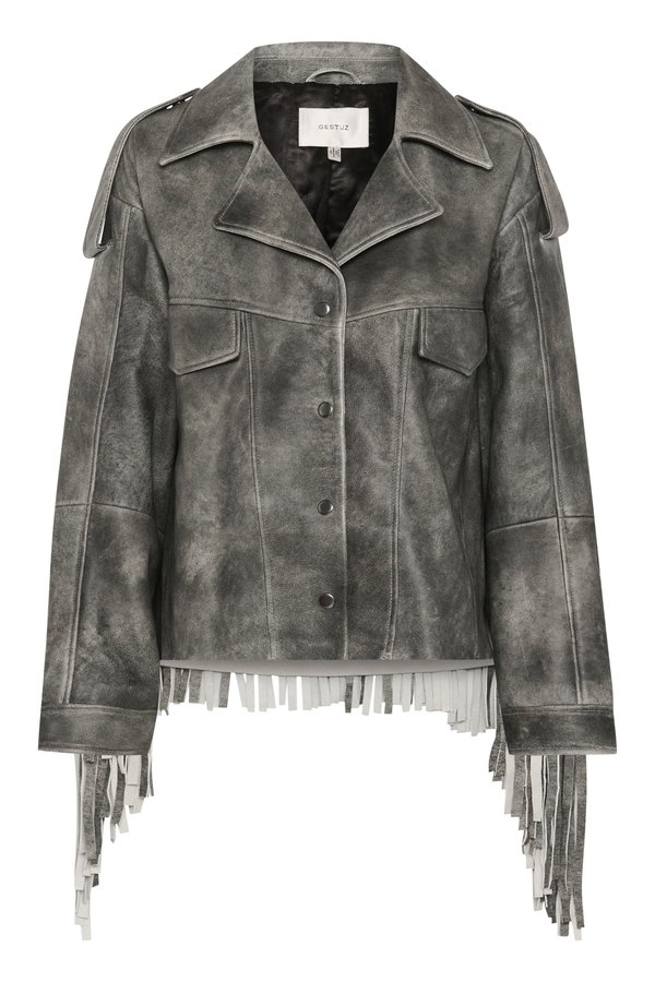 JAGGY - Leather jacket4