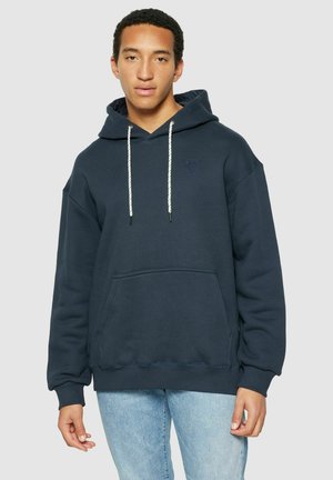KnowledgeCotton Apparel, LOOSE HEAVY - Суитшърт с качулка -  total eclipse