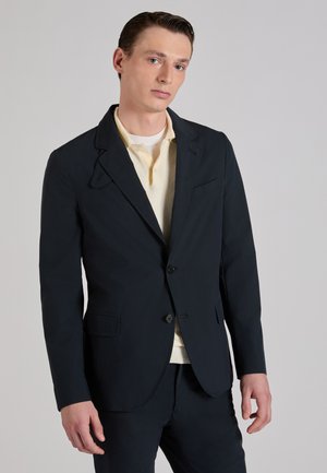 REGULAR FIT TEKNOTELA - INCOTEX - Colbert - dark blue