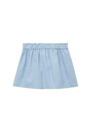 KID STRIPED   - A-line skirt - light blue