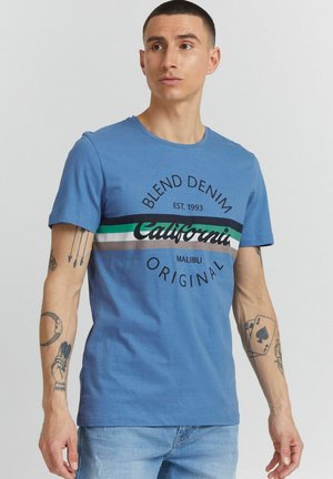 Blend BHADAMUS  - T-shirt imprimé - dutch blue