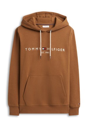 Tommy Hilfiger, LOGO  - Φούτερ με κουκούλα - timeless tawny