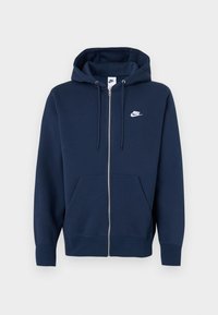 CLUB HOODIE - Hættetrøje - obsidian/white