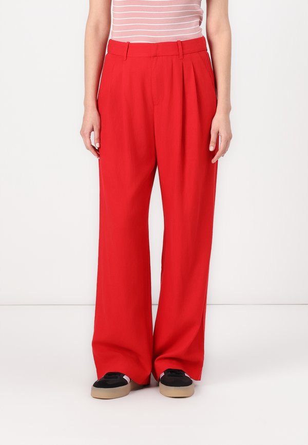 WIDE LEG PANT - Trousers - tomato sauce