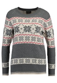 Freequent Pullover - grey