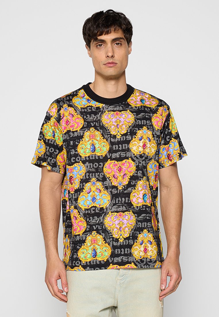 Versace Jeans Couture T-shirt print zwart Versace Jeans Couture T-shirt print zwart