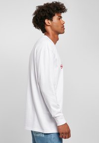 Southpole SOUTHPOLE HERREN SOUTHPOLE COLLEGE LONGSLEEVE - Topper langermet - white