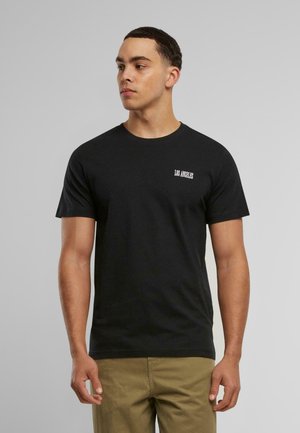 LOS ANGELES EMB  - Print T-shirt - black