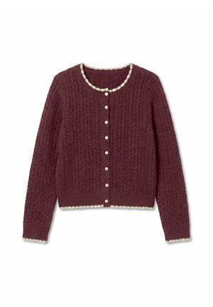 Vero Moda, CARDIGAN VMMAI KNIT CARDIGAN - Gilet - tawny port