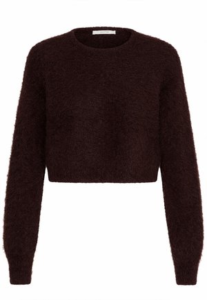Gestuz, DEBBIE SHORT PULLOVER - Пуловер - plum melange