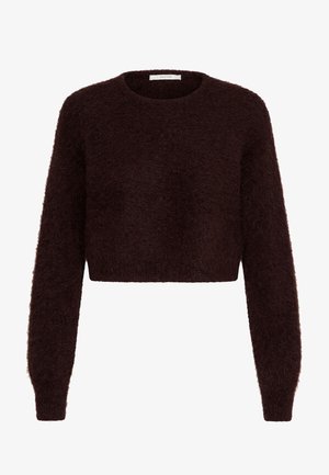 Gestuz, DEBBIE SHORT PULLOVER - Пуловер - plum melange