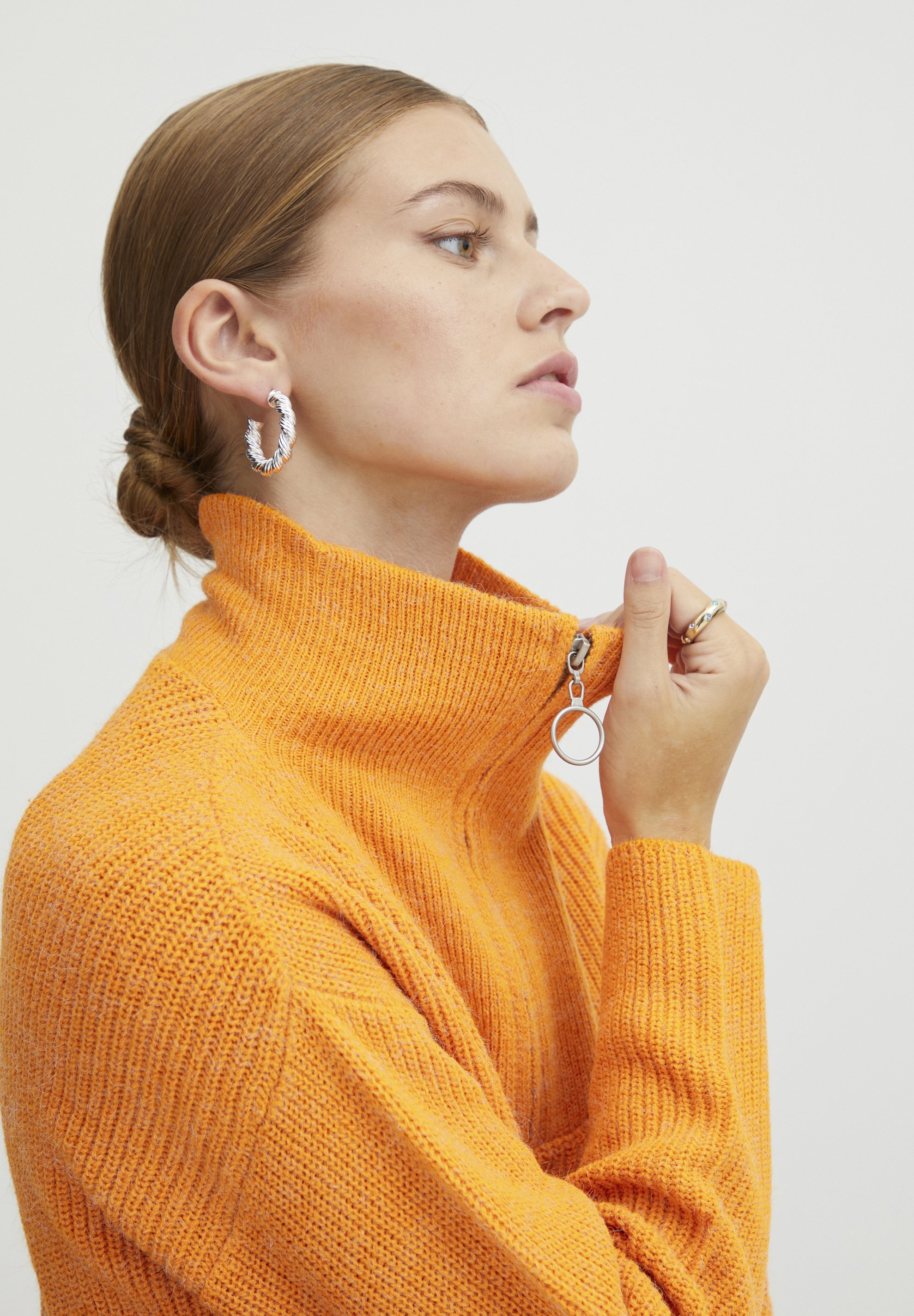 Weird Fish BEYONCE 1/4 ZIP GRID - Fleece jumper - barberry