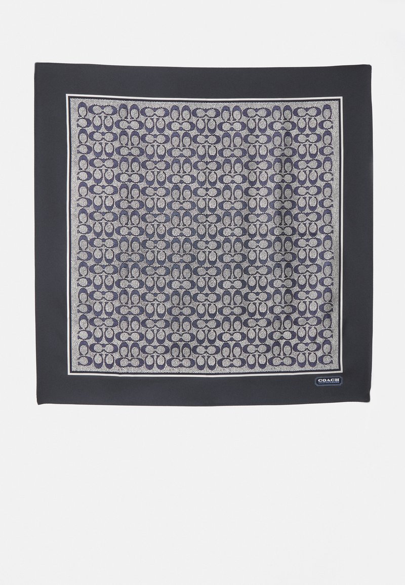 COACH VINTAGE SIGNATURE PRINTED SQUARE - Tørklæde / Halstørklæder - midnight navy