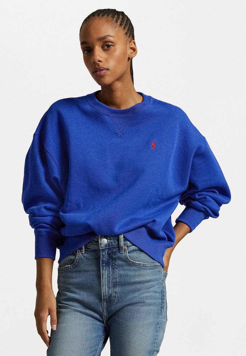 Polo Ralph Lauren FLEECE CREWNECK PULLOVER - Melegítőfelső - bright royal