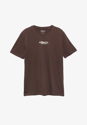 s.Oliver, T-SHIRT - T-Shirt print - dunkelbraun