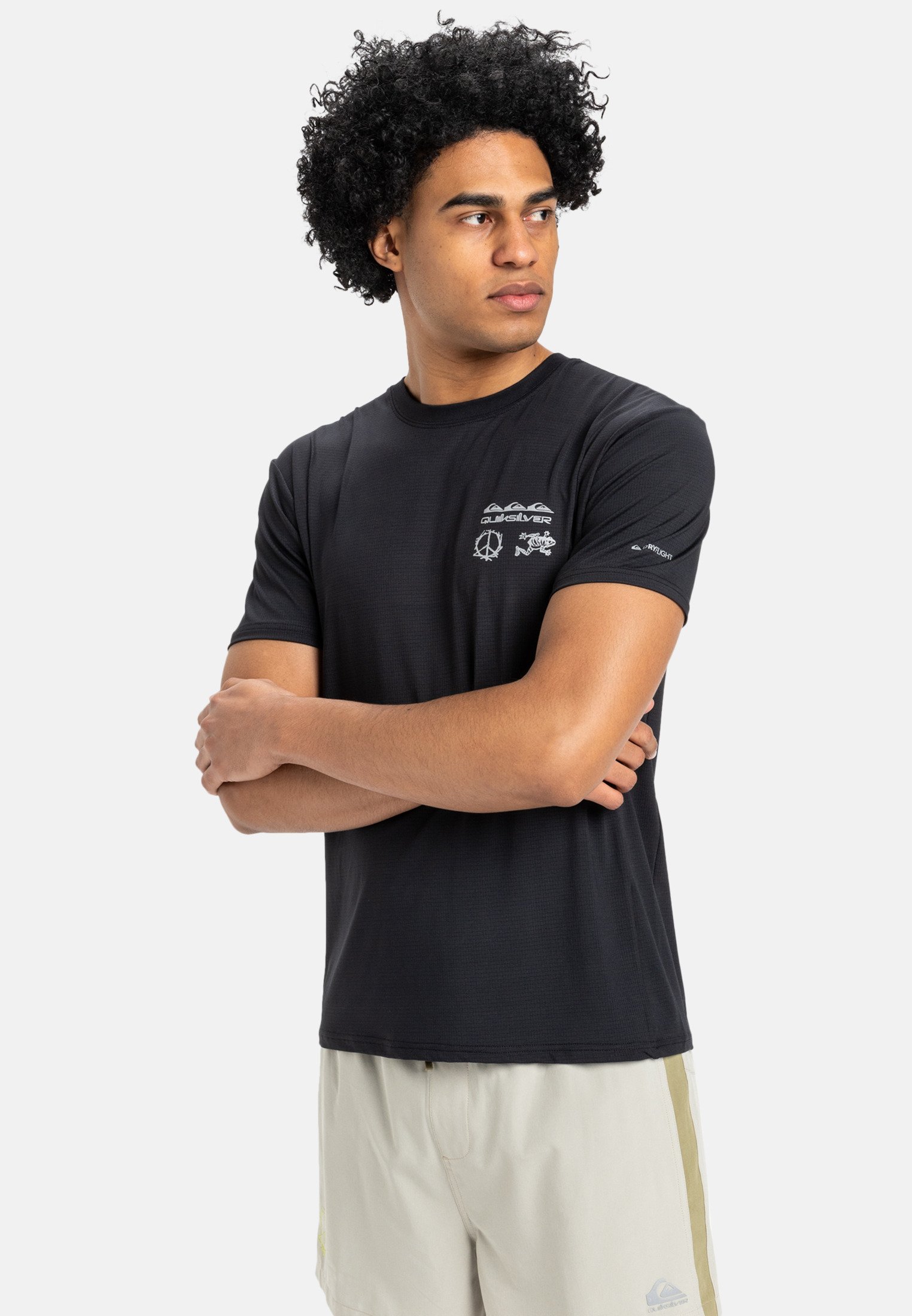 Quiksilver LAP TIME - Print T-shirt - kvj/anthracite - Zalando.co.uk