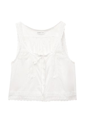 PULL&BEAR Top - white