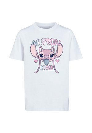 LILO AND STITCH - SPECIAL DAY - Print T-shirt - white