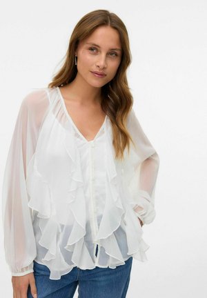 VMOAKLEY - Overhemdblouse - snow white