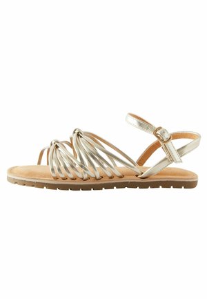 REGULAR FIT - Sandalen - gold metallic