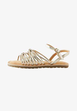 REGULAR FIT - Sandalias - gold metallic