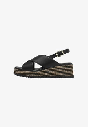 Tamaris, Plateausandalette - black