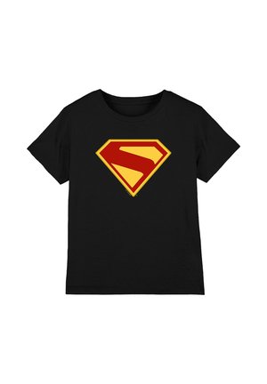Cotton Soul, SUPERMAN (2025) LOGO UNISEX - Print T-shirt - black