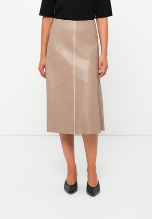 ELEEN SKIRT - sukňa v tvare A - silver mink